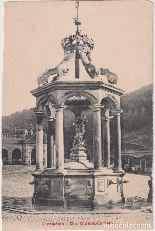 Postales: Suiza. Einsiedein. Der Marienbrunnen - Foto 1