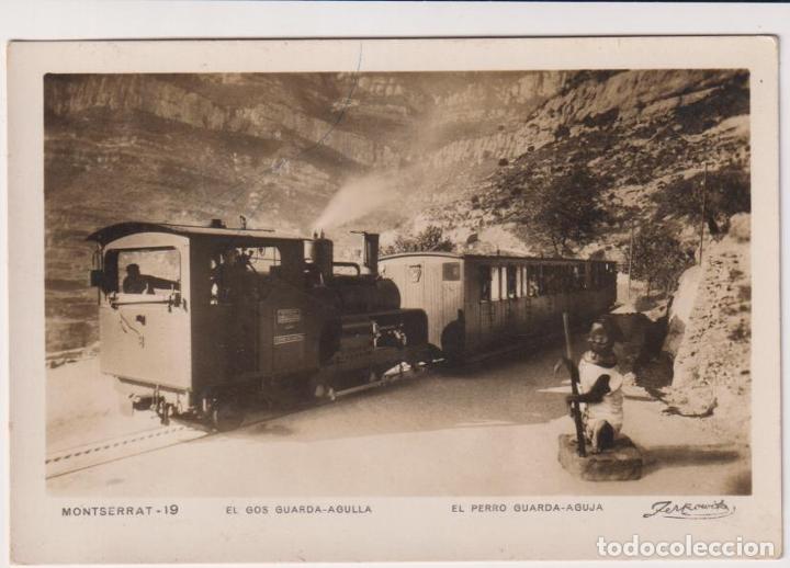 Postales: Foto-Postal. Montserrat. 19. El Perro Guarda-Aguja