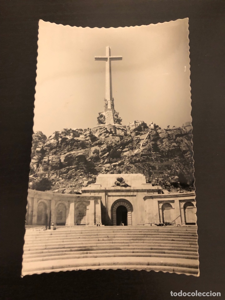 Cartes Postales: Antigua tarjeta postal blanco y negro, Valle de los Ca&iacute;dos (L21)