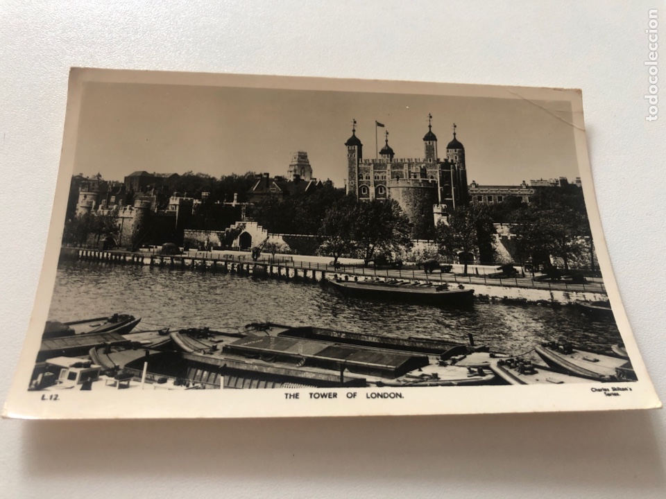 Cartes Postales: Antigua tarjeta postal blanco y negro, The tower of London (L21)