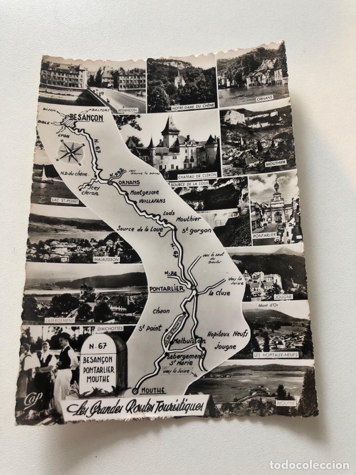 Cartes Postales: Antigua tarjeta postal blanco y negro, Les grandes Routes Touristiques (L21)