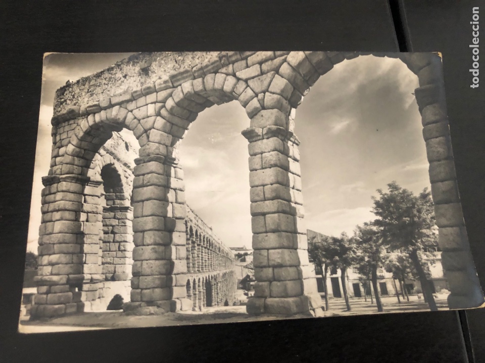 Cartes Postales: Antigua tarjeta postal blanco y negro, El Acueducto de Segovia (L21)