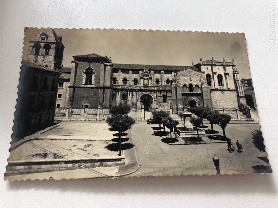 Cartes Postales: Antigua tarjeta postal blanco y negro, Leon, Real Basilica de San Isidoro (L21)
