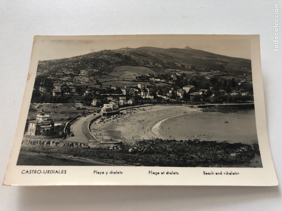 Cartes Postales: Antigua tarjeta postal blanco y negro, Castro Urdiales (L21)