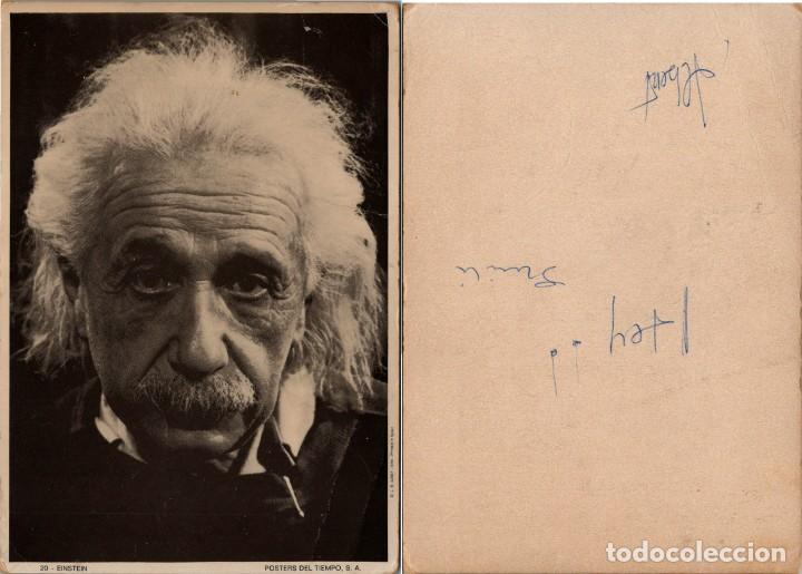 Postales: Albert Einstein - Ed. Posters del Tiempo n&ordm; 20 - 154x107mm. - Foto 3