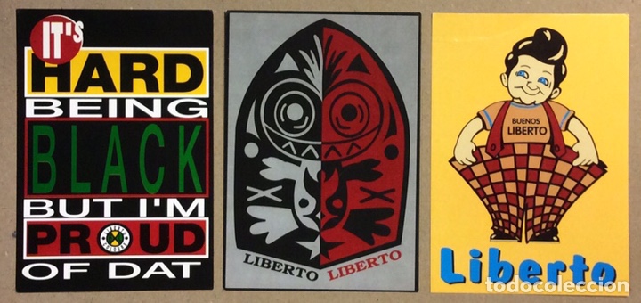 Postais: BUENOS LIBERTO. LOTE DE 3 POSTALES SIN CIRCULAR DE LA MARCA DE ROPA.