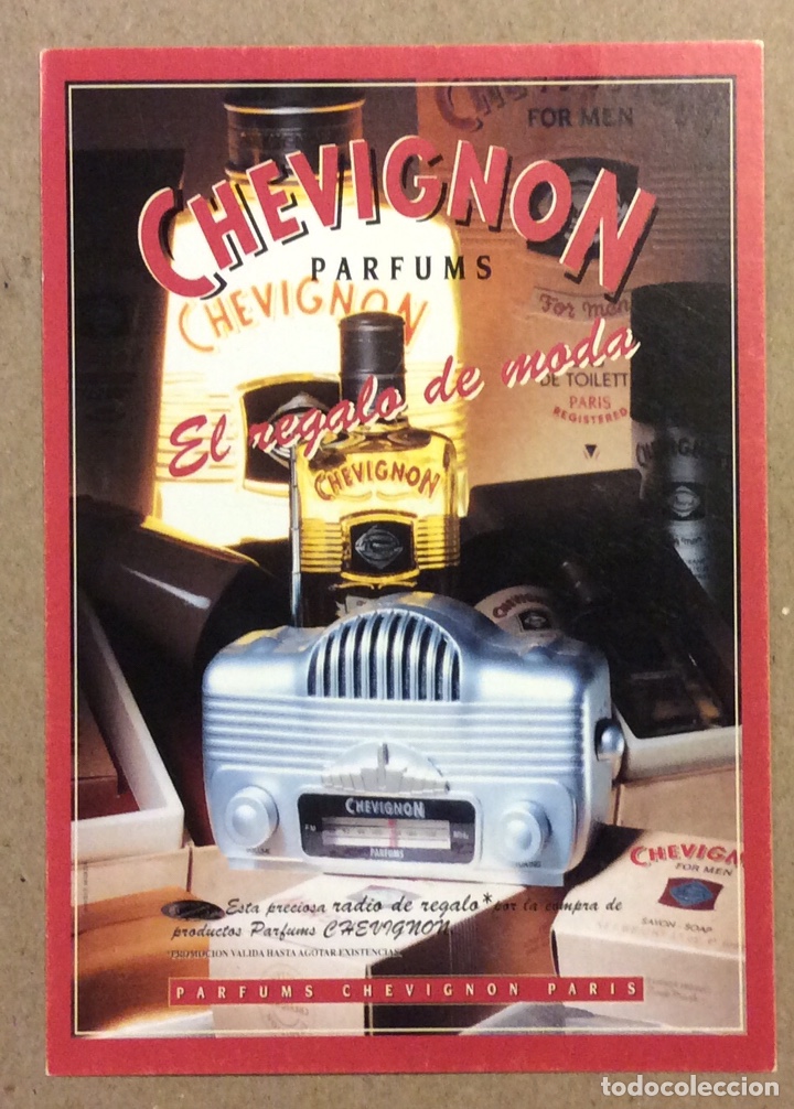 Postales: CHEVIGNON PARFUMS PAR&Iacute;S. POSTAL SIN CIRCULAR PUBLICITARIA - Foto 1