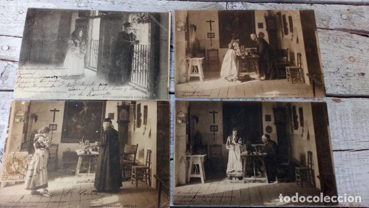 Postales: ANTIGUAS POSTALES 1908,COLECCI&Oacute;N C&Agrave;NOVAS, - Foto 1