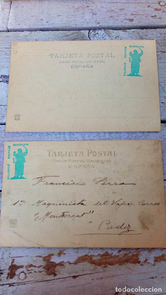 Postales: ANTIGUAS POSTALES 1904, COLECCI&Oacute;N C&Agrave;NOVAS, - Foto 4