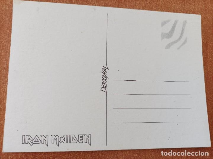Postales: Postal Iron Maiden discoplay - Foto 2