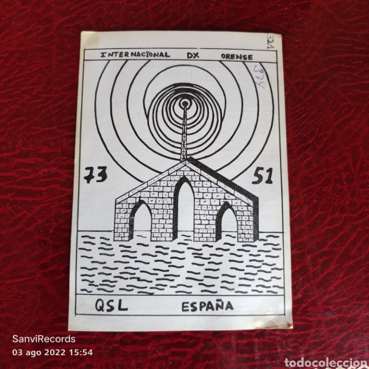 Postais: TARJETA QSL: INTERNACIONAL DX ORENSE