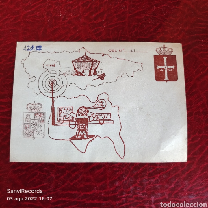Postales: TARJETA QSL: TINEO, ASTURIAS