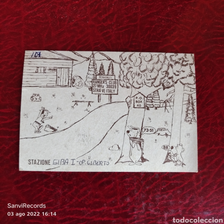 Postales: TARJETA QSL: RANGER'S CLUB, ITALIA