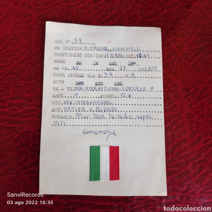 Postales: TARJETA QSL: SIERRA NEAPOLIS - Foto 2