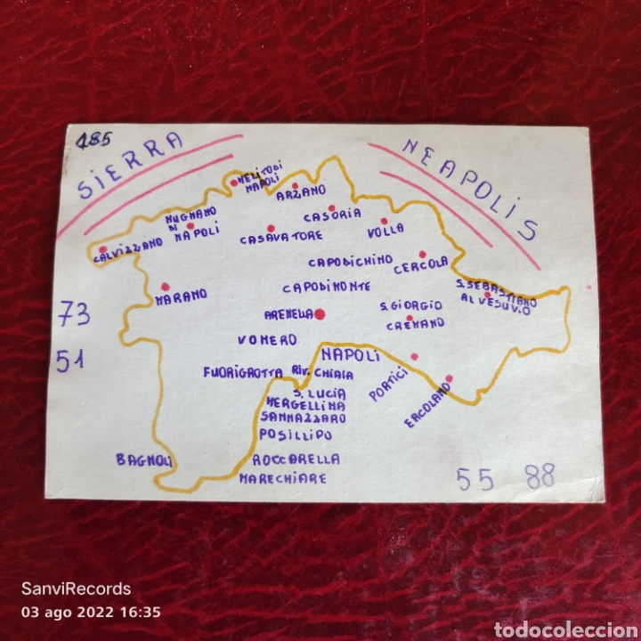 Postales: TARJETA QSL: SIERRA NEAPOLIS