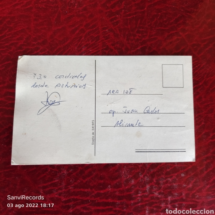 Postales: TARJETA QSL: U.R.E. ESPA&Ntilde;A - Foto 2