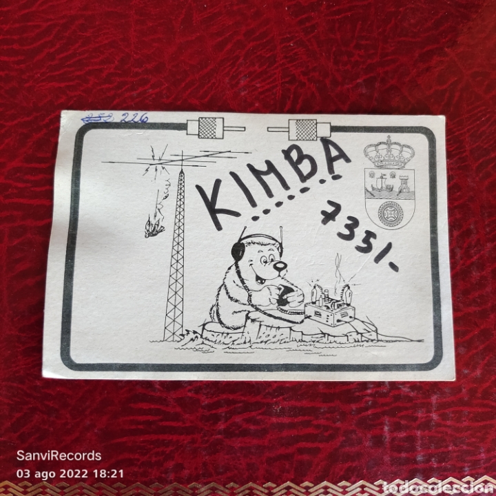 Postales: TARJETA QSL: KIMBA - Foto 1