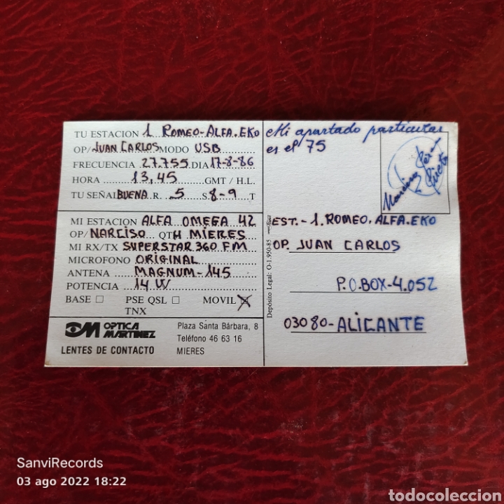Postales: TARJETA QSL: ASTURIAS - Foto 2