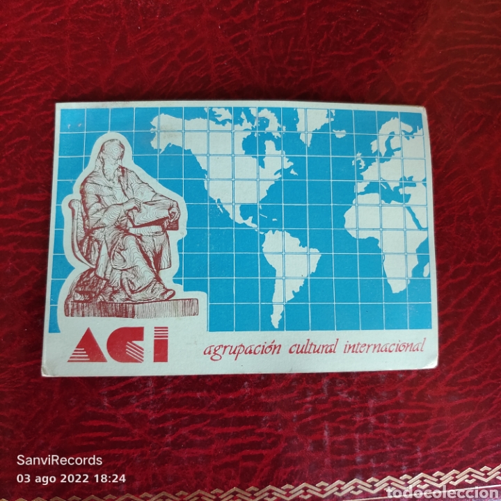 Postais: TARJETA QSL: ACI, AGRUPACI&Oacute;N CULTURAL INTERNACIONAL, ASTURIAS