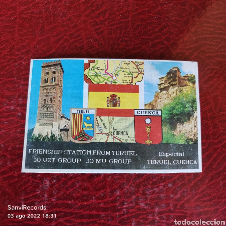 Postais: TARJETA QSL: FRIENDSHIP STATION FROM TERUEL