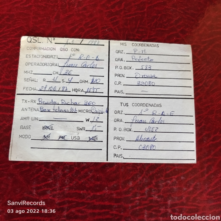 Postales: TARJETA QSL - Foto 2