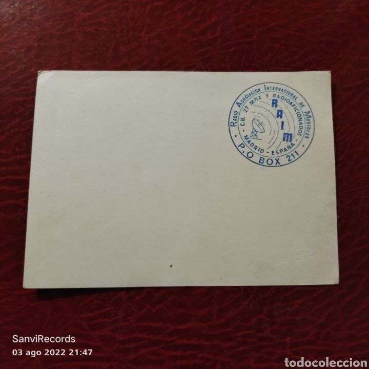 Postales: TARJETA QSL: RAIM, CSC CALEIDOSCOPIO - Foto 2