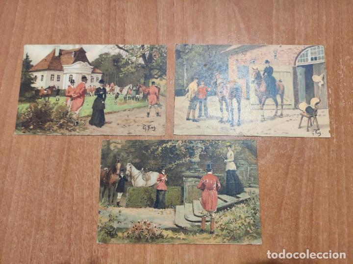 Postales: 3 antiguas postales publicitarias, linimento alonso ojea - Foto 1