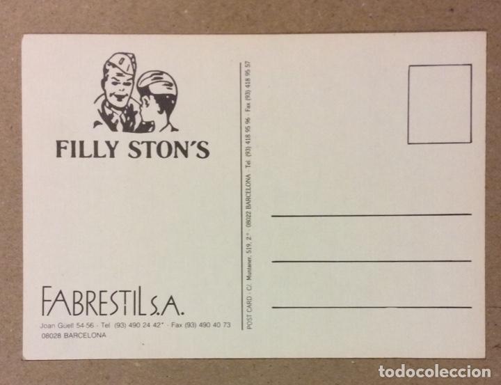 Postales: FILLY STON&rsquo;S (BARCELONA). POSTAL PUBLICITARIA SIN CIRCULAR. - Foto 2