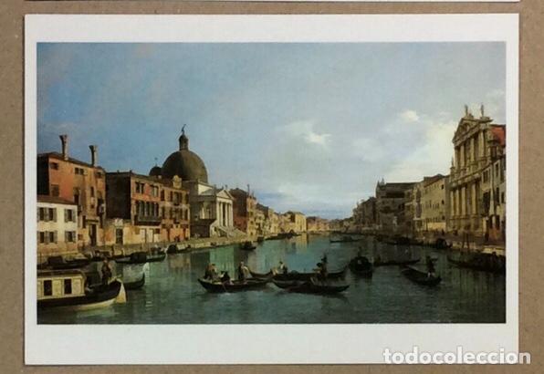 Postales: CANALETTO &ldquo;VENICE: THE UPPER REACHES OF THE GRAND CANAL&hellip;. POSTAL SIN CIRCULAR NATIONAL GALLERY.