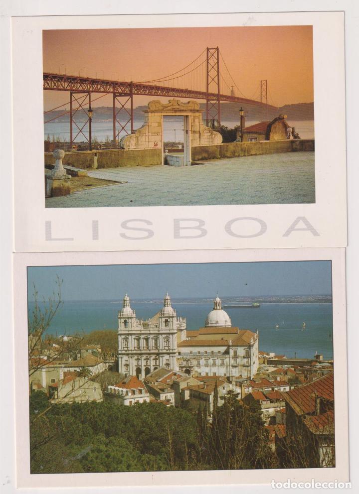 Postales: Lisboa. Lote de 2 postales - Foto 1