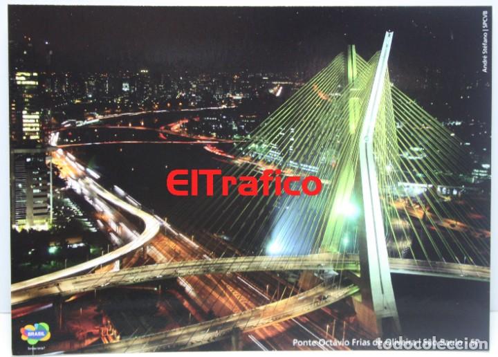 Postkarten: POSTALES BRASIL - SAO PAULO - PONTE OCTAVIO FRIAS DE OLIVEIRA - POSTAL (BI) (2)