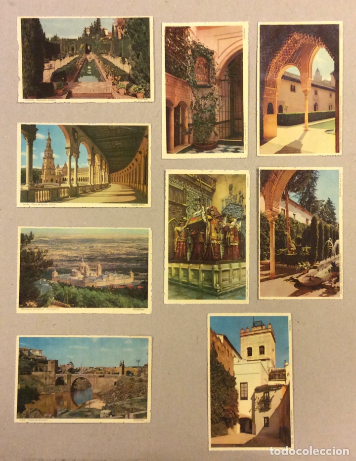 Postales: GRANADA. LOTE 9 ANTIGUAS POSTALES SIN CIRCULAR OBSEQUIO DE LABORATORIOS TUR&Oacute;N. - Foto 1