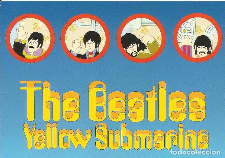 Postales: The Beatles. Yellow Submarine. 2011. Escrita con sello. 10x15 cm. Rock off.