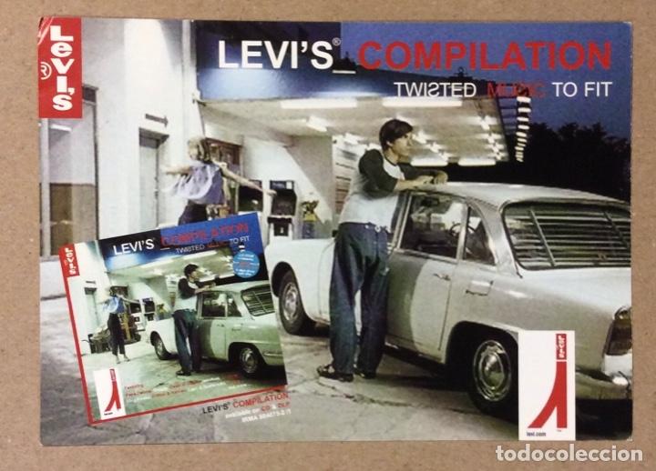 Postales: LEVI&rsquo;S COMPILATION, TWISTED MUSIC TO FIT. POSTAL PUBLICITARIA.