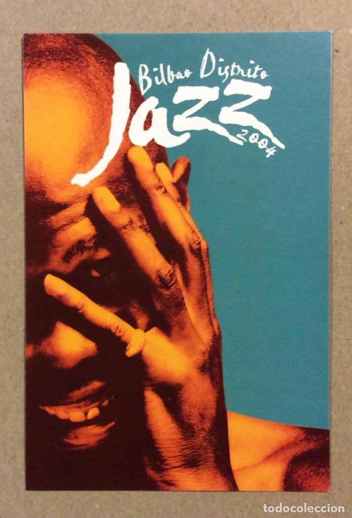 Postales: BILBAO DISTRITO JAZZ 2004. POSTAL CON PROGRAMACI&Oacute;N AL DORSO. - Foto 1