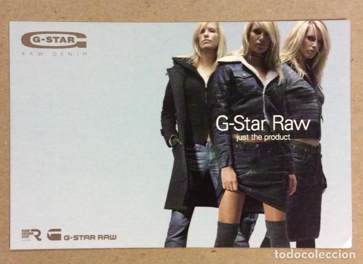 Postais: G-STAR RAW. POSTAL PUBLICITARIA SIN CIRCULAR