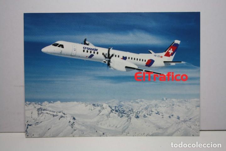 Postales: POSTALES AEROLINEA CROSSAIR - SAAB 2000 - POSTAL (AERO) (1)