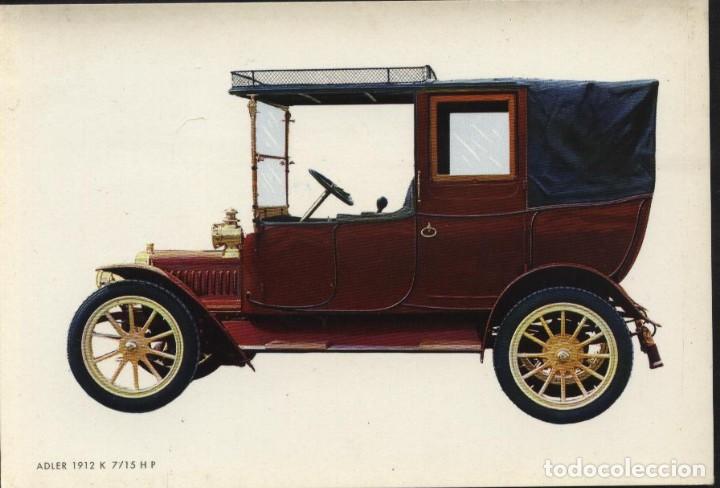 Postcards: Postal Coches Adler 1912 k 7/15 HP
