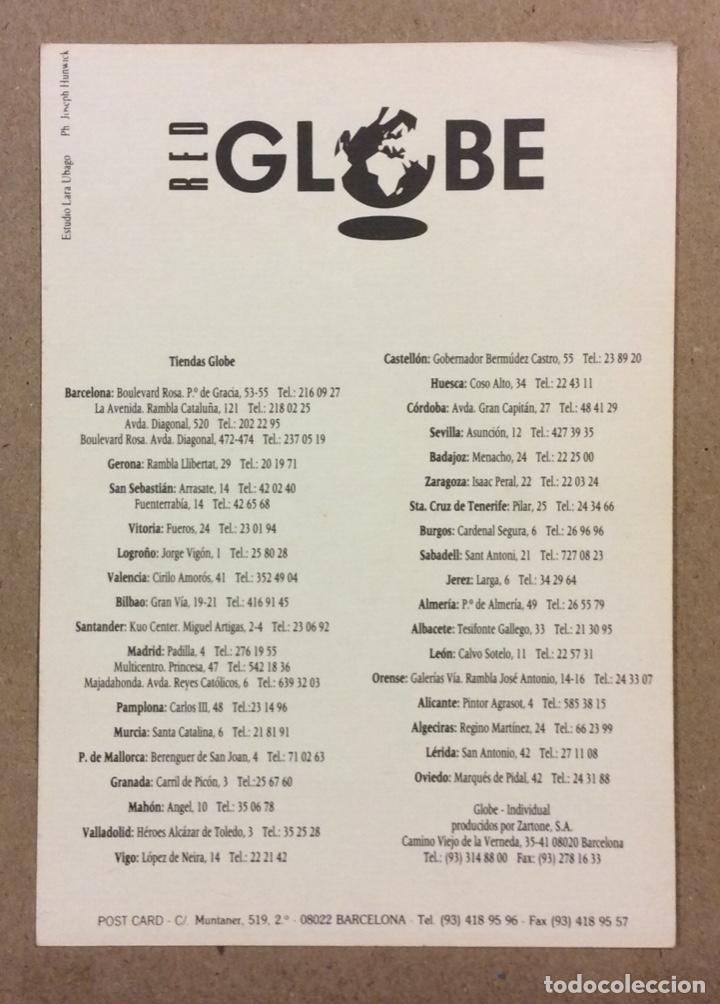 Postales: RED GLOBE. POSTAL PUBLICITARIA MARCA DE ROPA. - Foto 2