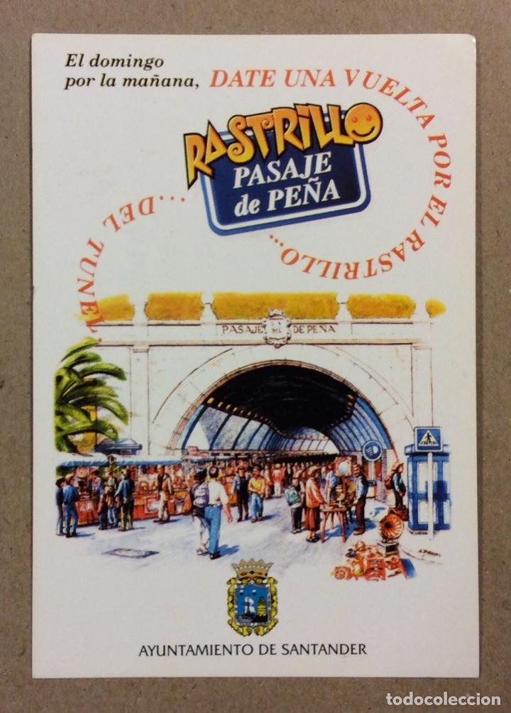 Postales: RASTRILLO PASAJE LA PE&Ntilde;A (SANTANDER). POSTAL PUBLICITARIA SIN CIRCULAR.. - Foto 1