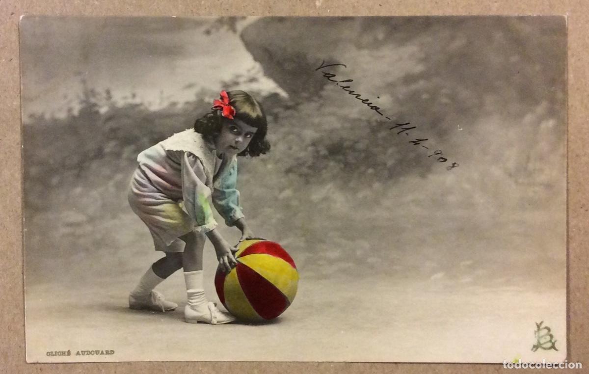 Cartes Postales: ANTIGUA TARJETA POSTAL COLOREADA CIRCULADA EN 1908. CON SELLO