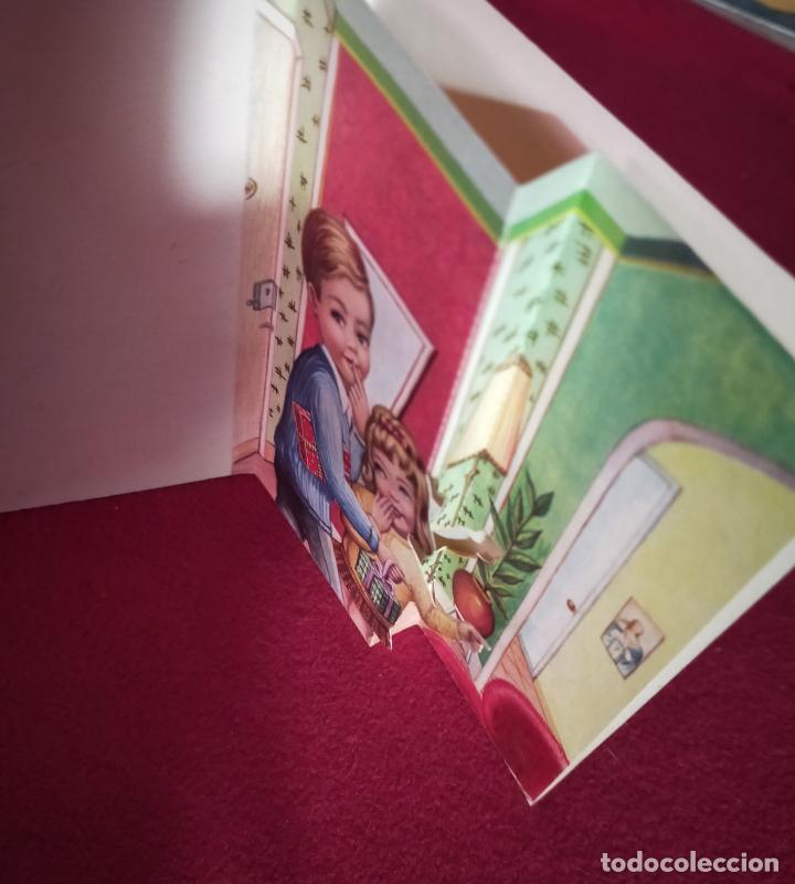 Postales: POSTAL DESPLEGABLE - DE FELICITACION - Foto 3