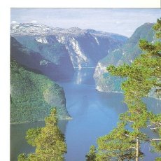 Postales: POSTAL 041200 : NORGE: AURLANDSFJORD A FAMOUS PART OF SOGNEFJORD. Lote 365209226
