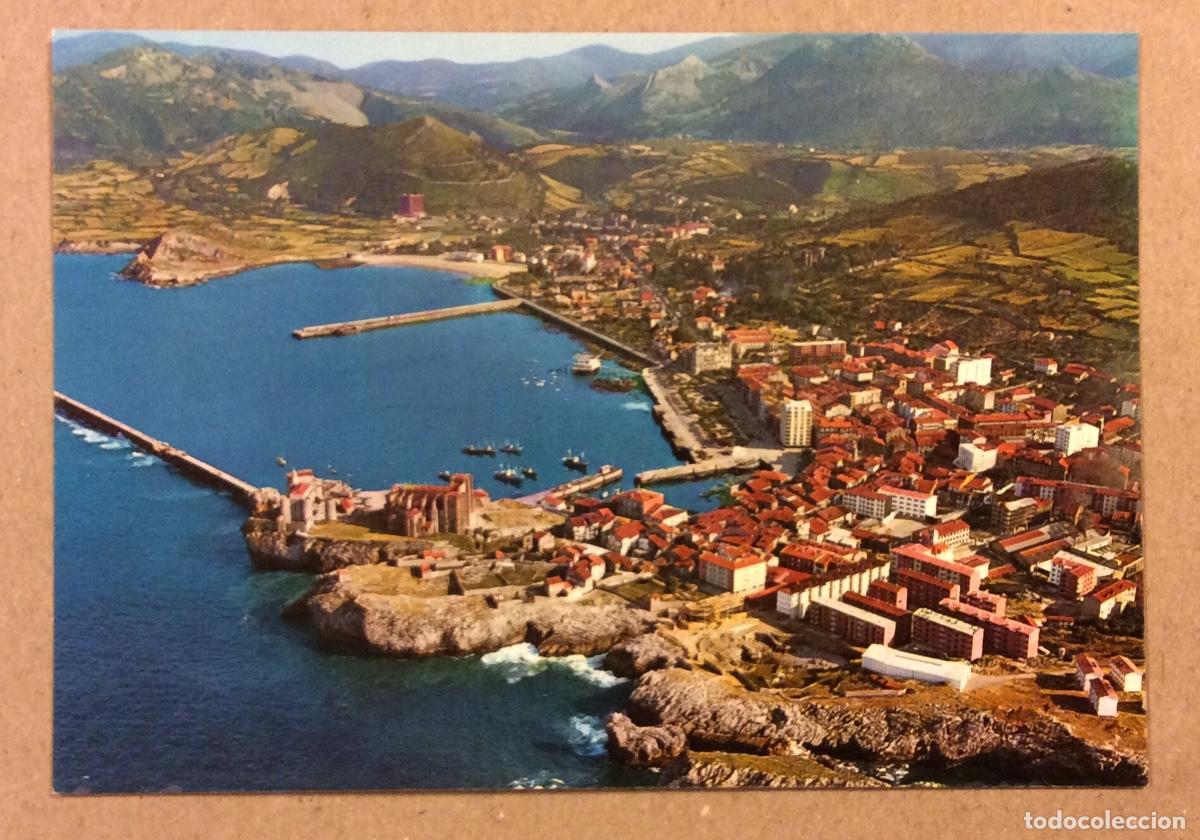Postales: CASTRO URDIALES, VISTA A&Eacute;REA. POSTAL SIN CIRCULAR EDICIONES ALARDE. - Foto 1