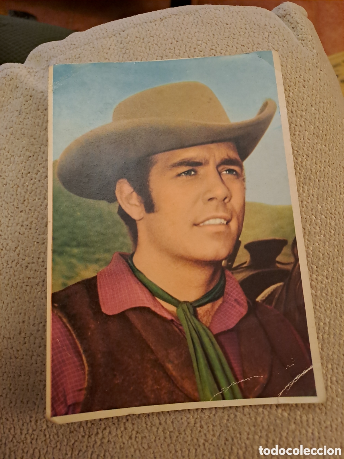 Postales: POSTAL PERNELL ROBERTS A&Ntilde;OS 60 BONANZA - Foto 1