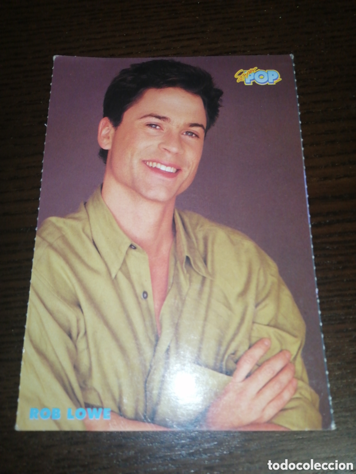 Postales: ROB LOWE, POSTAL REVISTA SUPER POP, A&Ntilde;OS 90. - Foto 1