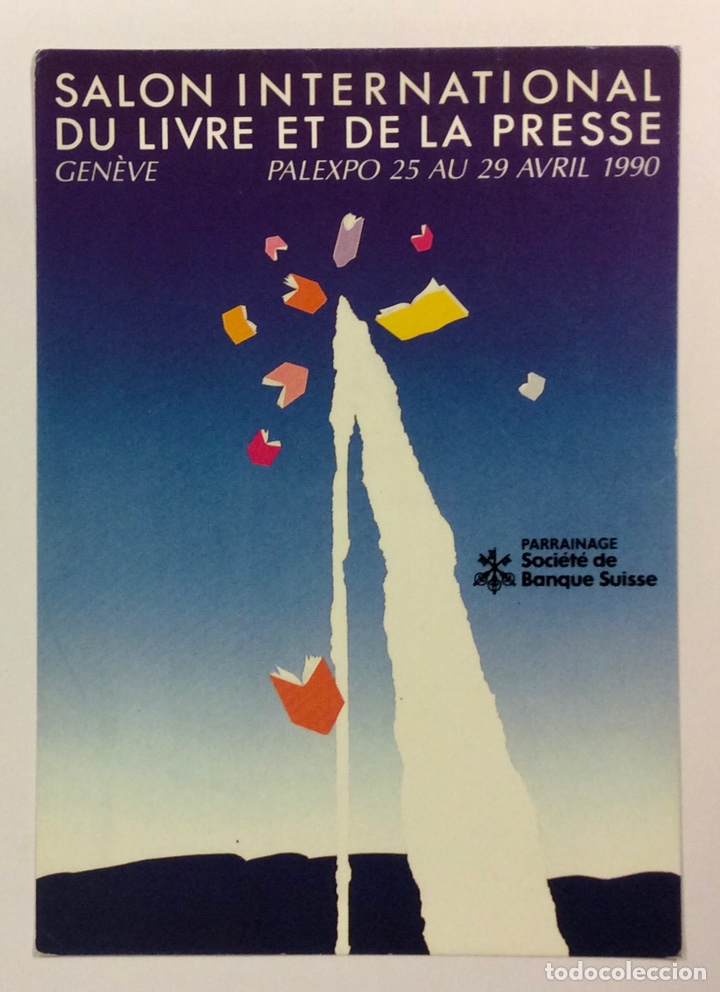 Postkarten: SALON INTERNATIONAL DU LIVRE ET DE LA PRESSE GENEVE (1990). POSTAL PROMOCIONAL SIN CIRCULAR.