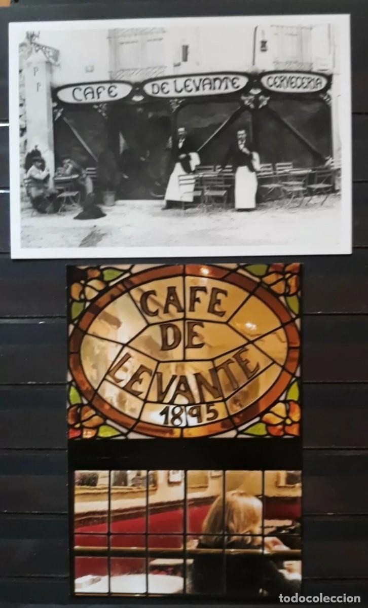 Postales: ZARAGOZA. CAF&Eacute; DE LEVANTE. 2 POSTALES NUEVAS. - Foto 1