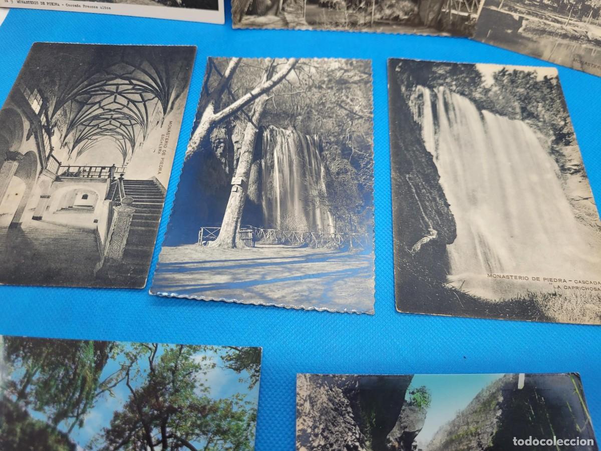 Postales: 8 Postales antiguas del MONASTERIO DE PIEDRA - Foto 4
