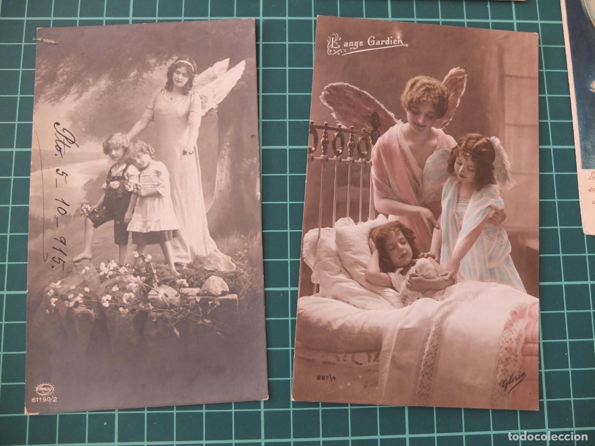Postales: Lote de 12 postales tema &aacute;ngeles - Foto 3
